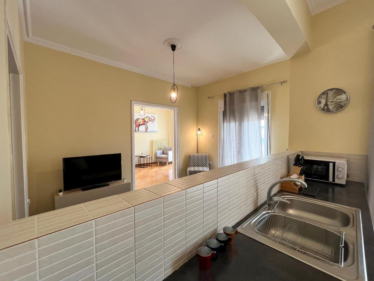 Chiou Spacious 90Sqm Apt In אתונה מראה חיצוני תמונה