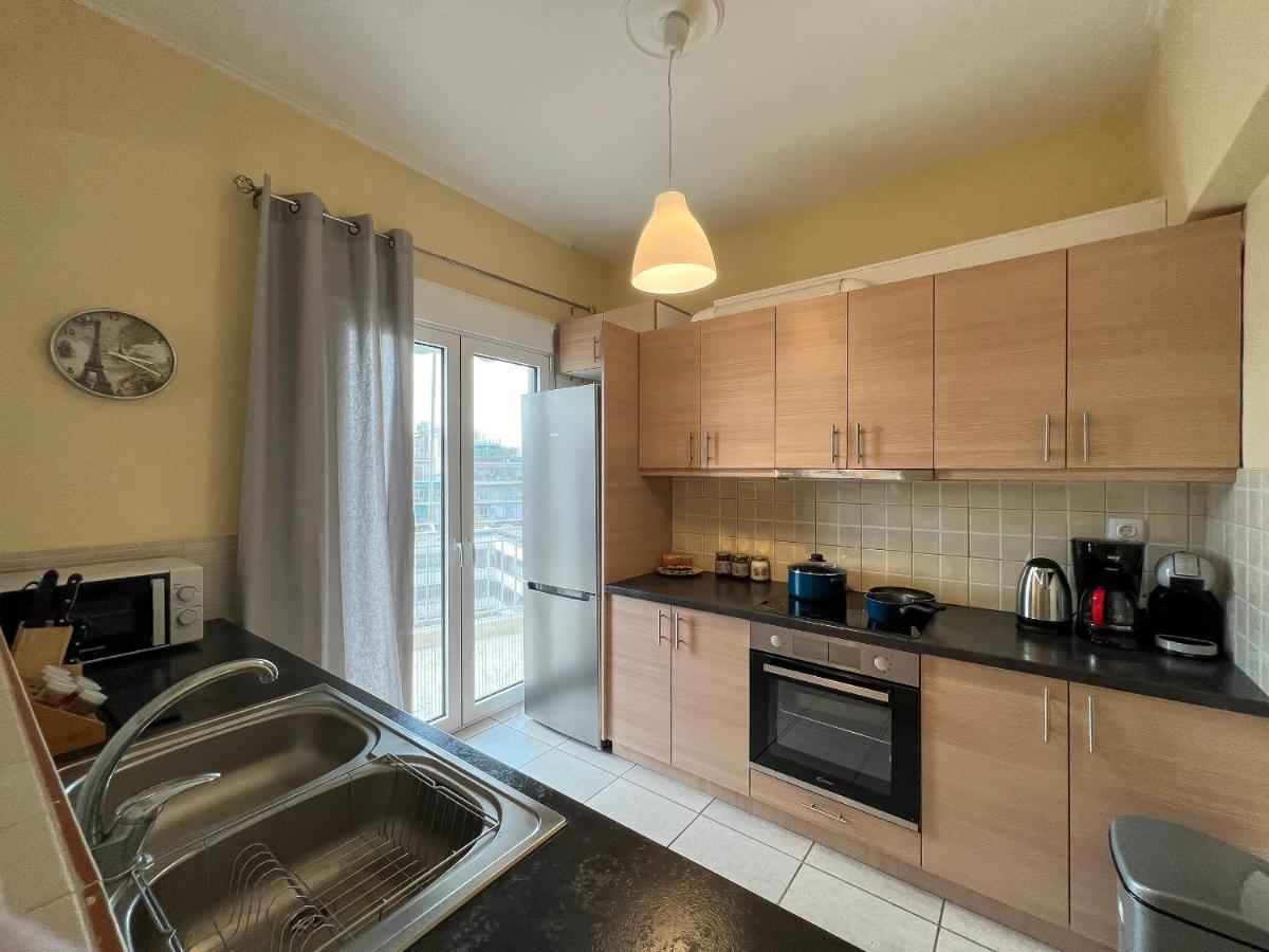 Chiou Spacious 90Sqm Apt In אתונה מראה חיצוני תמונה