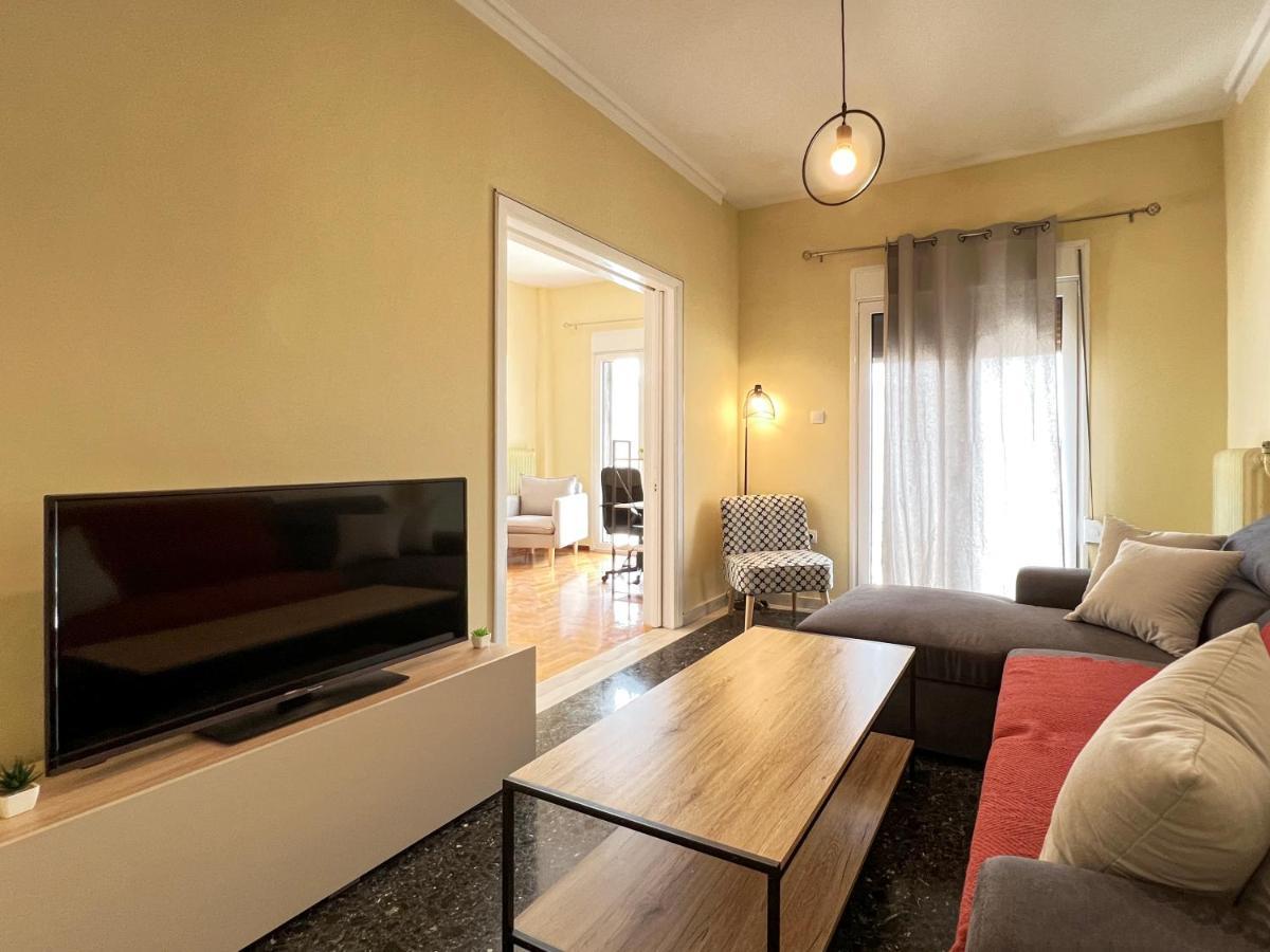 Chiou Spacious 90Sqm Apt In אתונה מראה חיצוני תמונה