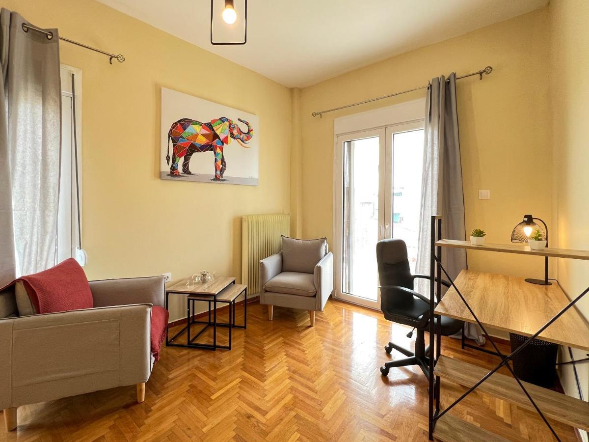 Chiou Spacious 90Sqm Apt In אתונה מראה חיצוני תמונה